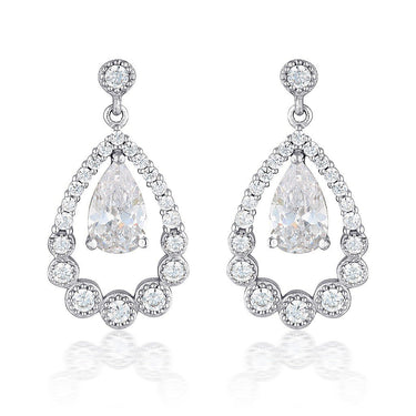 Georgini Chantelle Triple Teardrop Earring - 3 - IE824 | Ice Jewellery Australia