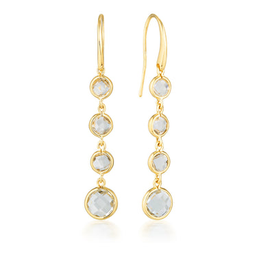 Georgini Helios Gold Drop Earrings - IE940G | Ice Jewellery Australia