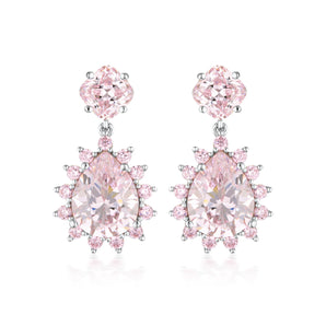 Georgini Luxe Velluto Earrings Pink / Silver - IE941P | Ice Jewellery Australia