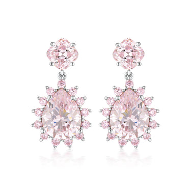 Georgini Luxe Velluto Earrings Pink / Silver - IE941P | Ice Jewellery Australia