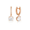 Georgini Luxe Regale Earrings Rose Gold - IE942RG | Ice Jewellery Australia
