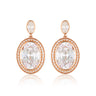 Georgini Luxe Grandenzza Earrings Rose Gold - IE944RG | Ice Jewellery Australia