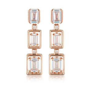 Georgini Luxe Indulgenza Earrings Rose Gold - IE946RG | Ice Jewellery Australia