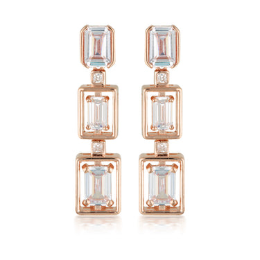 Georgini Luxe Indulgenza Earrings Rose Gold - IE946RG | Ice Jewellery Australia