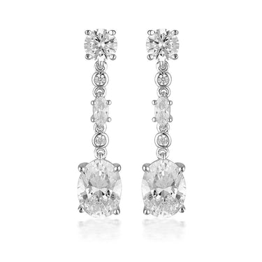 Georgini Luxe Lusso Earrings Silver - IE949W | Ice Jewellery Australia