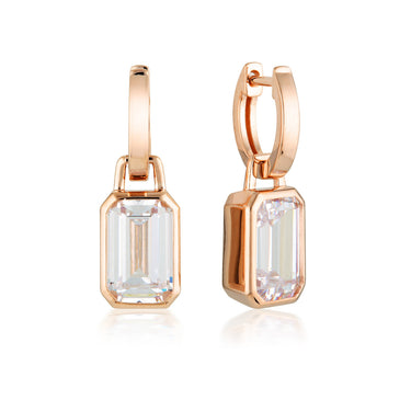 Georgini Luxe Sontuosa Earrings Rose Gold - IE950RG | Ice Jewellery Australia