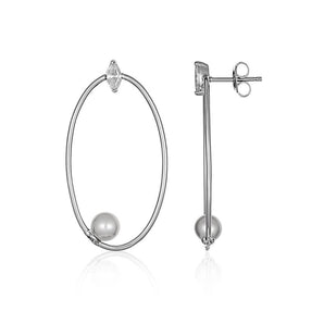 Georgini Heirloom Admired Earrings Silver - IE959W | Ice Jewellery Australia