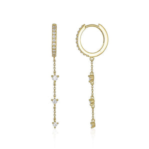 Georgini Heirloom Loved Earrings Gold - IE961G | Ice Jewellery Australia