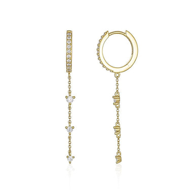 Georgini Heirloom Loved Earrings Gold - IE961G | Ice Jewellery Australia