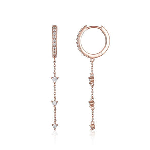 Georgini Heirloom Loved Earrings Rose Gold - IE961RG | Ice Jewellery Australia