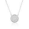 Georgini Mosaic Disc Silver Pendant - IP738W | Ice Jewellery Australia