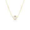 Georgini Lucent White Topaz Gold Necklace - IP816G | Ice Jewellery Australia