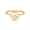 Georgini Doros White Topaz Gold Ring -  IR463G | Ice Jewellery Australia