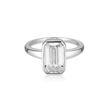 Georgini Luxe Sontuosa Ring Silver -  IR467W | Ice Jewellery Australia