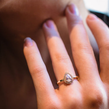 Georgini Luxe Splendore Ring Gold -  IR468G | Ice Jewellery Australia