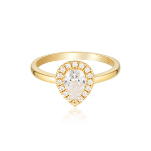 Georgini Luxe Splendore Ring Gold -  IR468G | Ice Jewellery Australia