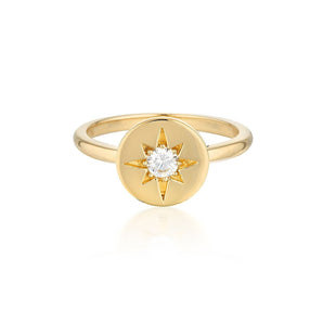 Georgini Stellar Lights Gold Ring -  IR434G | Ice Jewellery Australia