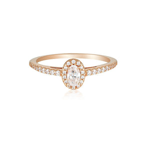 Georgini Aurora Glow Ring Rose Gold -  IR480RG | Ice Jewellery Australia