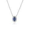 Georgini Aurora Glow Pendant Silver/Sapphire - IP829B | Ice Jewellery Australia