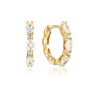 Georgini Aurora Glimmer Earrings Gold - IE977G | Ice Jewellery Australia
