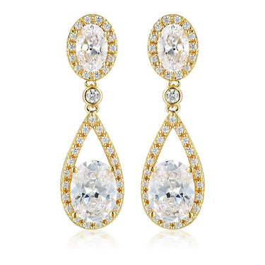 Georgini Aurora Radience Earrings Gold - IE980G | Ice Jewellery Australia