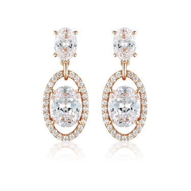 Georgini Aurora Heaven Earrings Rose Gold - IE979RG | Ice Jewellery Australia