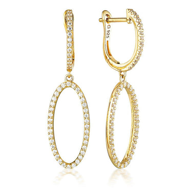 Georgini Aurora Celestial Earrings Gold - IE976G | Ice Jewellery Australia