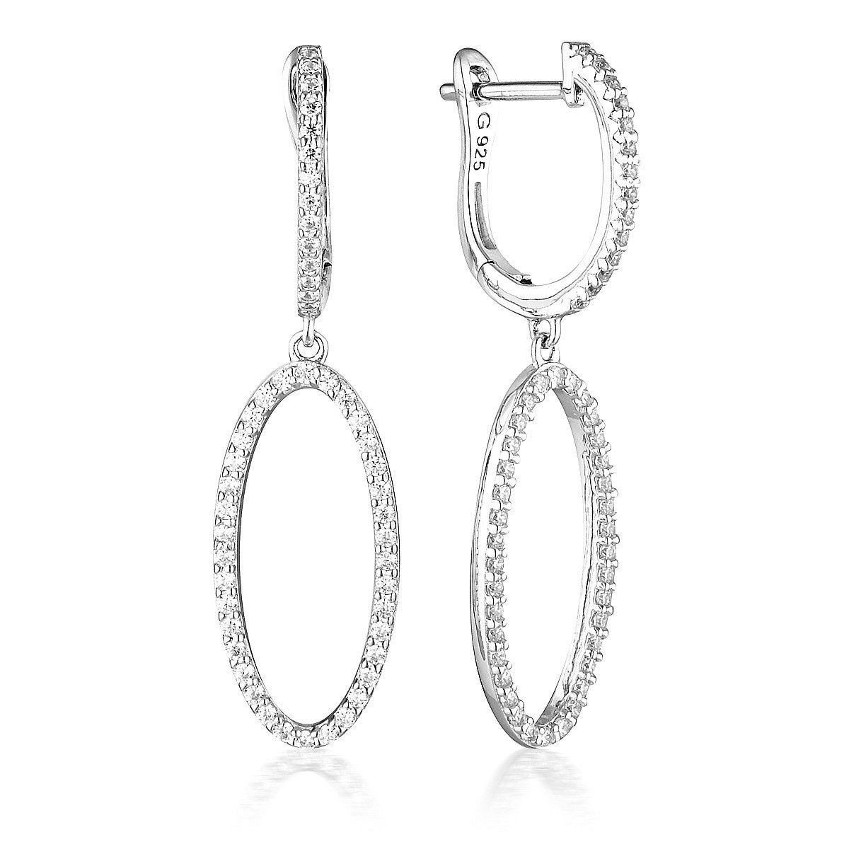 Georgini Aurora Celestial Earrings Silver - IE976W | Ice Jewellery Australia