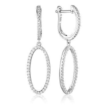 Georgini Aurora Celestial Earrings Silver - IE976W | Ice Jewellery Australia