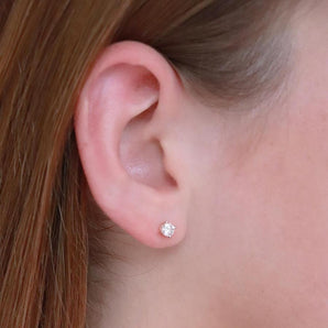 Ice Jewellery Stud Earrings with 0.50ct Diamonds in 9K Rose Gold | Ice Jewellery Australia