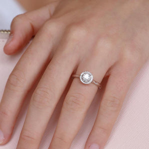Ice Jewellery Ring with 0.50ct Diamonds in 9K White Gold -  R-36060-W | Ice Jewellery Australia