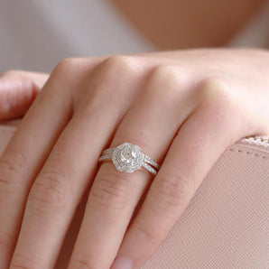 Ice Jewellery Engagement & Wedding Ring Set with 1ct Diamonds in 18K Yellow Gold -  R-38237-100-Y | Ice Jewellery Australia