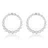 Georgini Large Circle Of Life Earring - Silver - IE841W | Ice Jewellery Australia