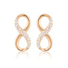 Georgini Forever Infinity Earrings- Rose Gold - IE842RG | Ice Jewellery Australia