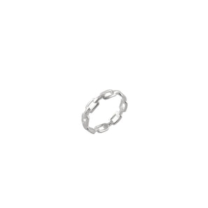 Ichu Square Link Ring - JP0603-5 | Ice Jewellery Australia