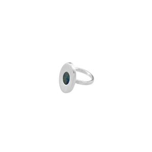 Ichu Satin Oval Opal Ring - OP2303-6 | Ice Jewellery Australia