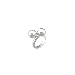 Ichu Double Ball Ring - MR12803-6 | Ice Jewellery Australia