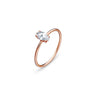 Ice Jewellery Sterling Silver Ring With Cubic Zirconia - R1299KRG | Ice Jewellery Australia