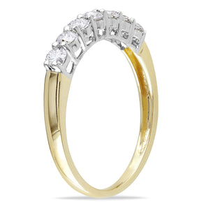 Ice Jewellery 1/2 Carat Diamond 14K Yellow Gold Eternity Ring - 7500691998 | Ice Jewellery Australia