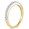 Ice Jewellery 1/4 Carat Diamond 10K Yellow Gold Stackable Ring - 7500692681 | Ice Jewellery Australia