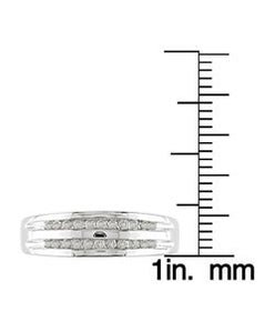Ice Jewellery 1/5 Carat Diamond Ring in 10K White Gold - 7500693756 | Ice Jewellery Australia