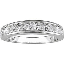 Ice Jewellery 1 Carat Diamond Semi-Eternity Ring in 14K White Gold - 7500693428 | Ice Jewellery Australia