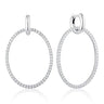 Georgini Julietta Oval Drop Earrings - IE904W | Ice Jewellery Australia