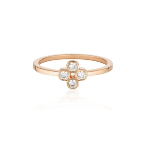 Georgini Stellar Lights Rose Gold Twinkle Ring -  IR425RG | Ice Jewellery Australia